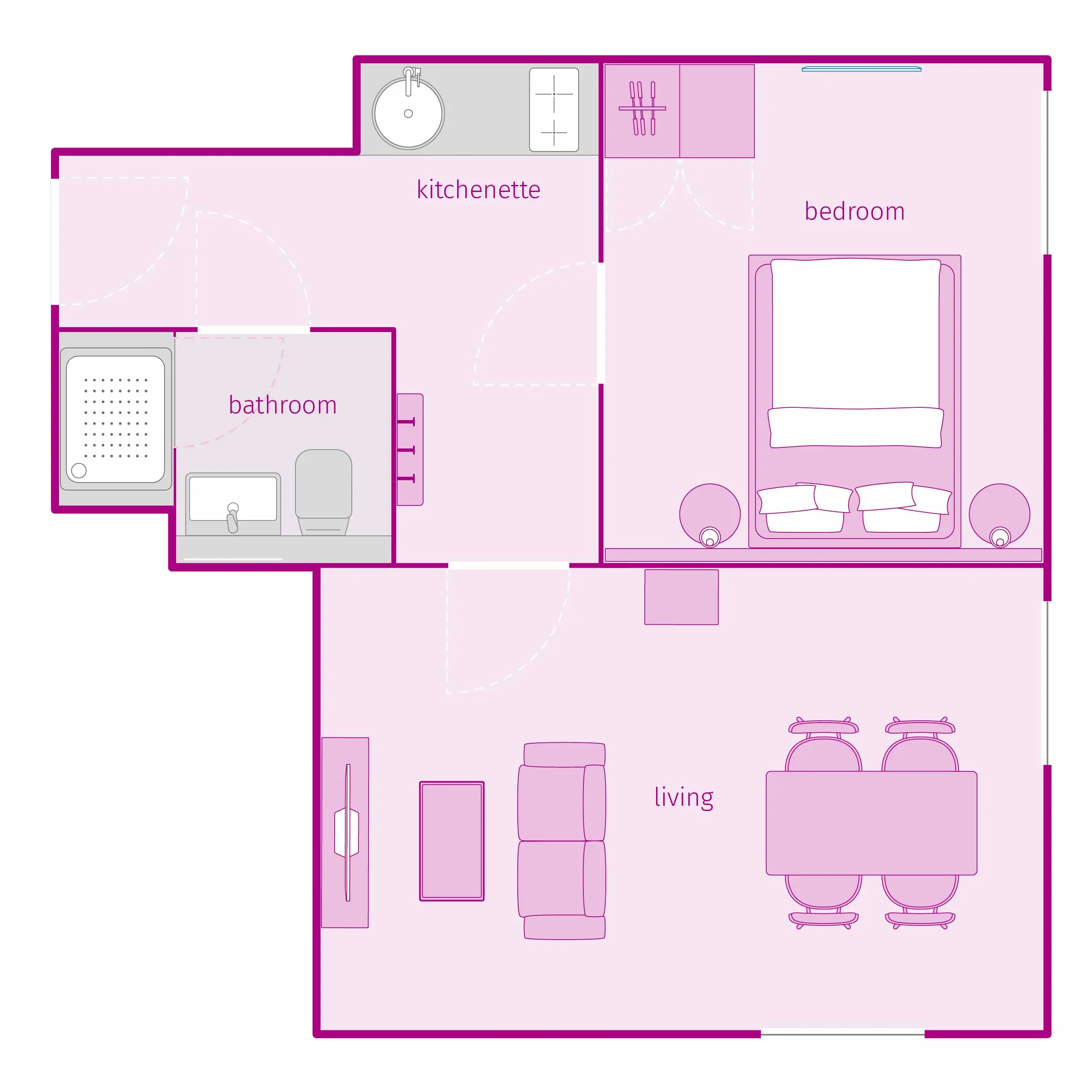 Grundriss Apartment